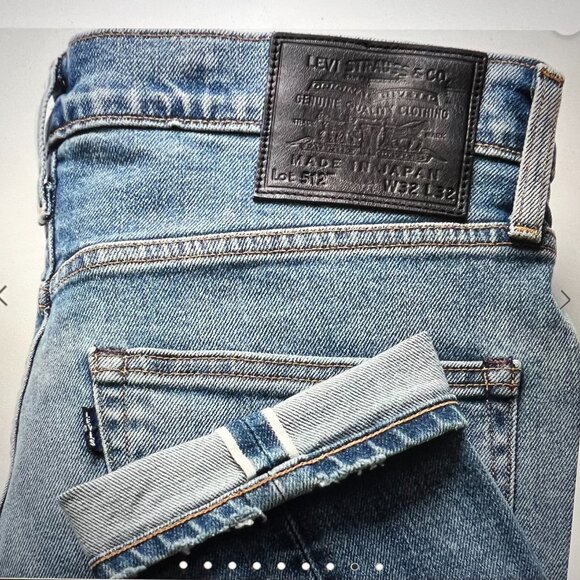 NEW Levi's Made in Japan Men's Selvedge Jeans, blue, 30Wx34L - Picture 4 of 9